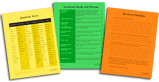 Sample pack of 3 guides